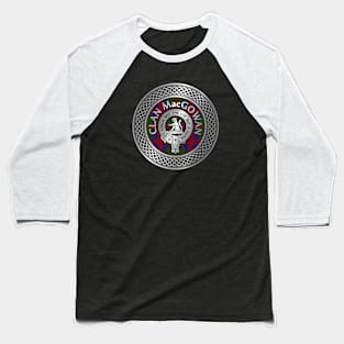 Clan MacGowan Crest & Tartan Knot Baseball T-Shirt